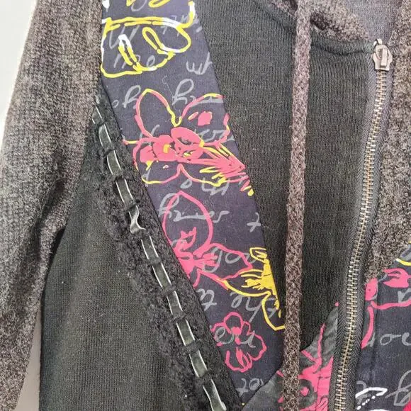 Inti Fashion Women's Hippie Hoodie Tunic Dress Size Medium Bohemian - Picture 5 of 10